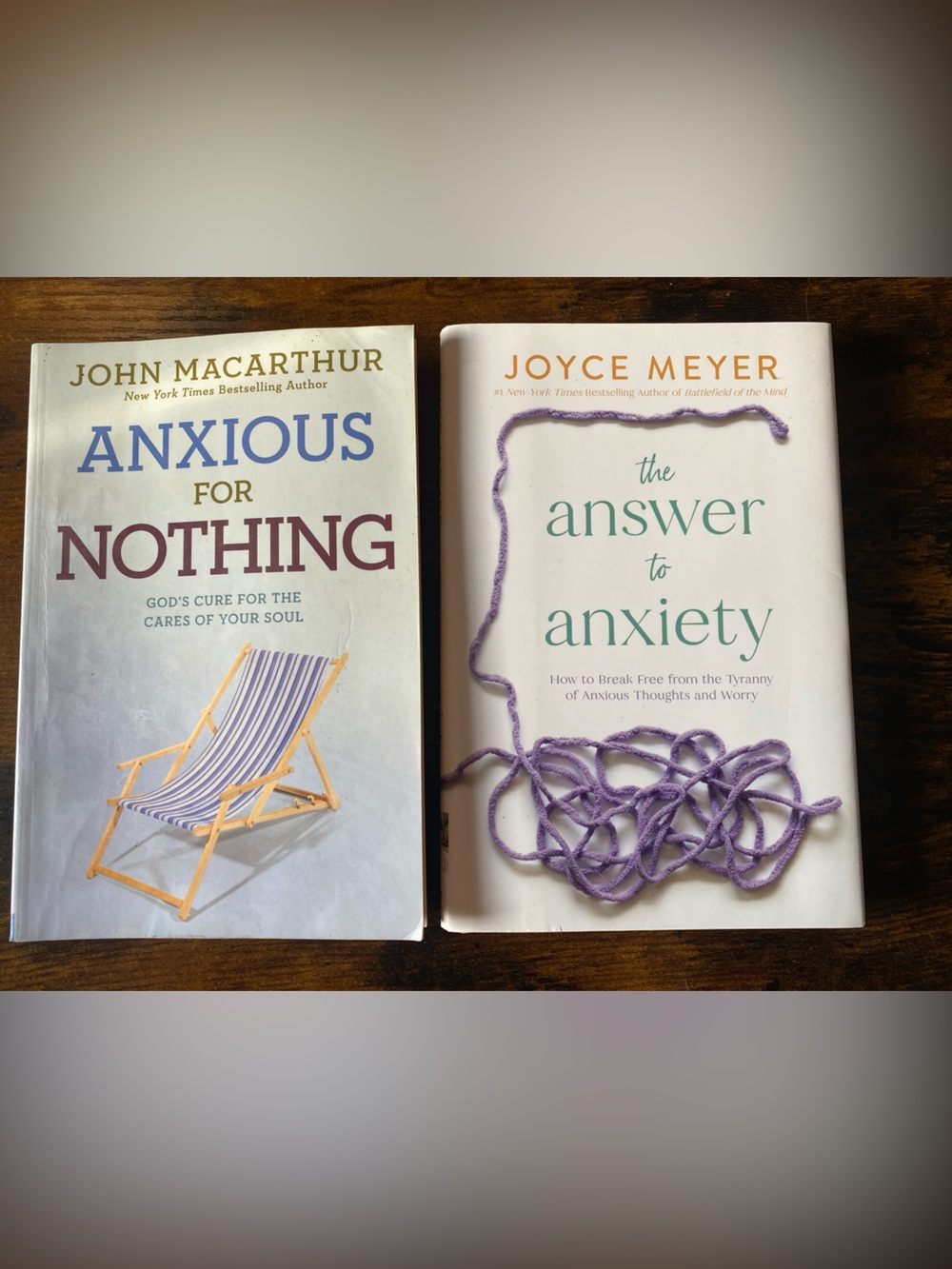 2 Book Lot - Joyce Meyer & John MacArthur